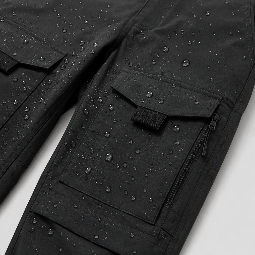 Hiking Camping mens hiking cargo trousers multi pocket tactical pants