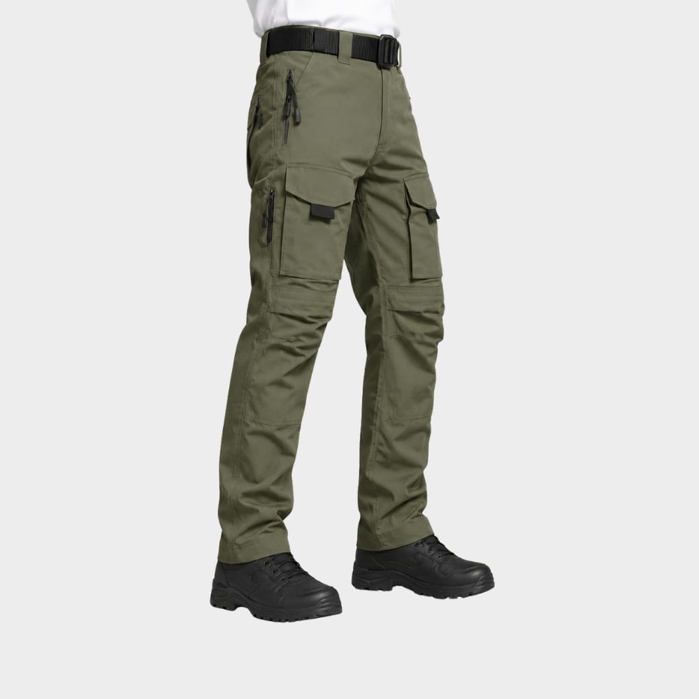 Hiking Camping mens hiking cargo trousers multi pocket tactical pants