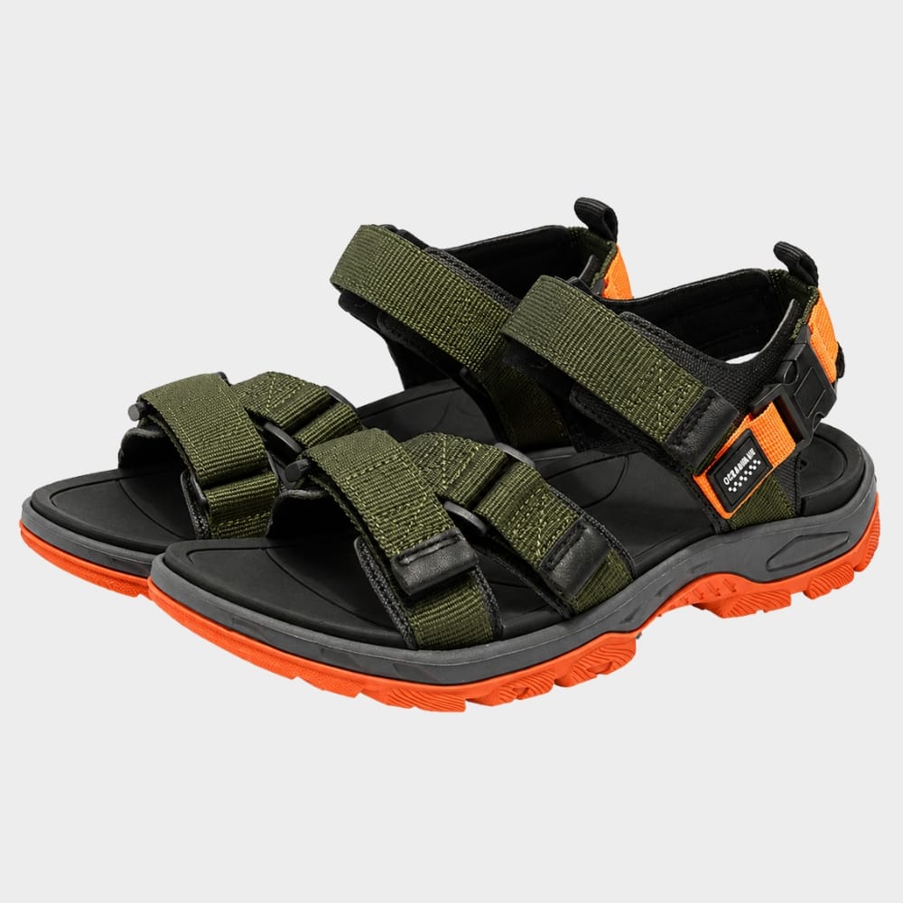 Hiking Camping mens hiking walking sandals adjustable strap outdoor