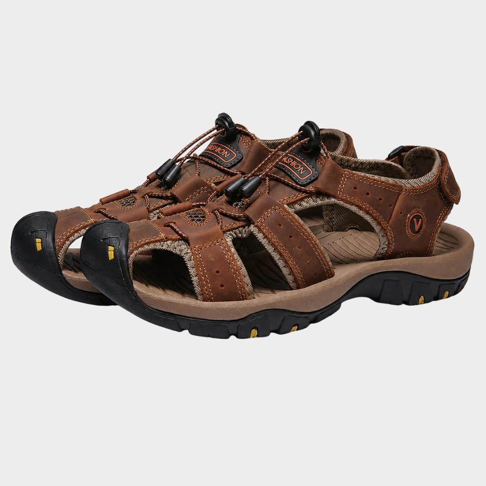 Hiking Camping mens hiking walking sandals closed toe non slip