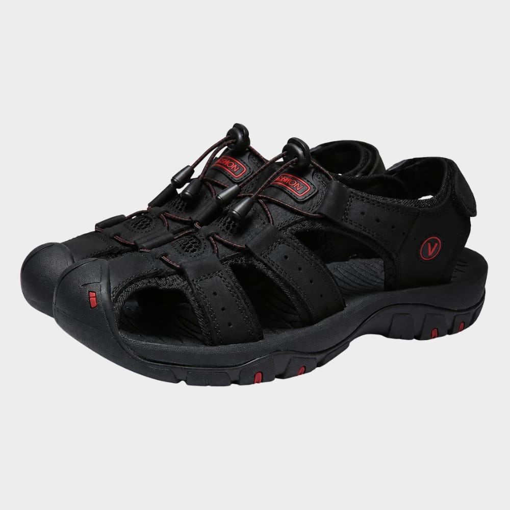 Hiking Camping mens hiking walking sandals closed toe non slip