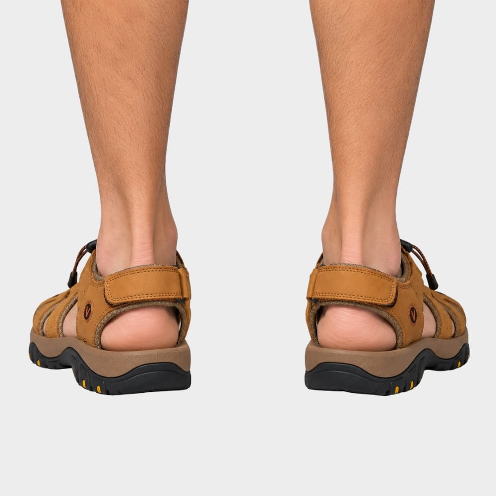 Hiking Camping mens hiking walking sandals closed toe non slip