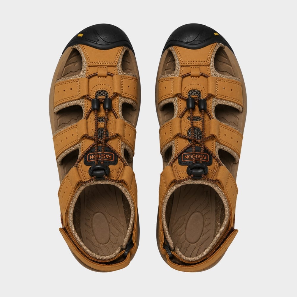 Hiking Camping mens hiking walking sandals closed toe non slip