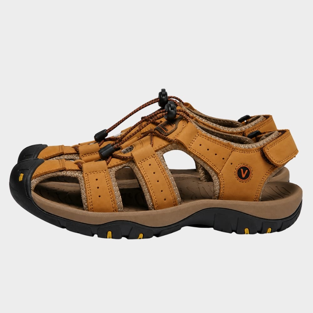 Hiking Camping mens hiking walking sandals closed toe non slip