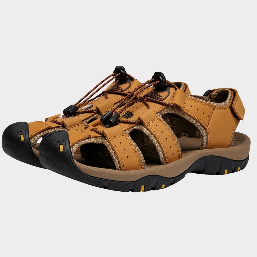 Hiking Camping mens hiking walking sandals closed toe non slip