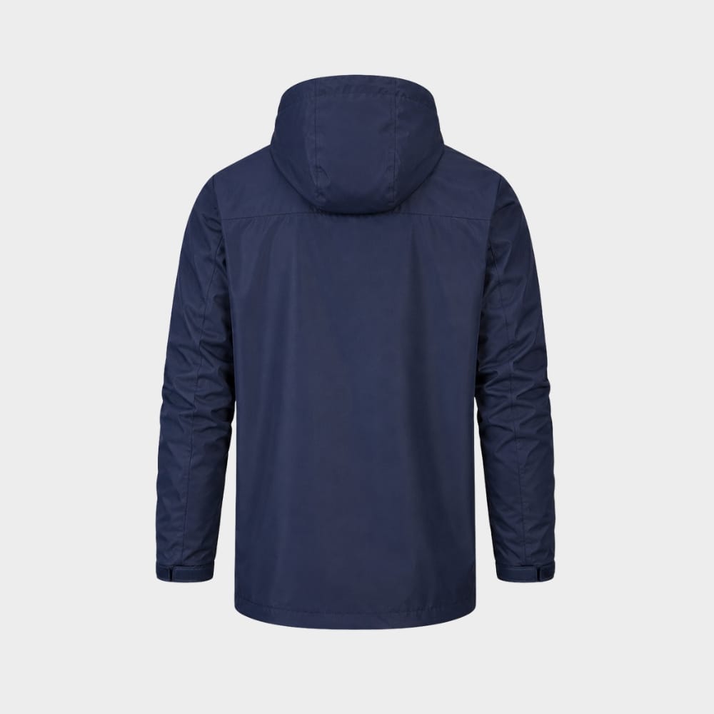 Hiking Camping mens hooded outdoor rain jacket lightweight sports coat