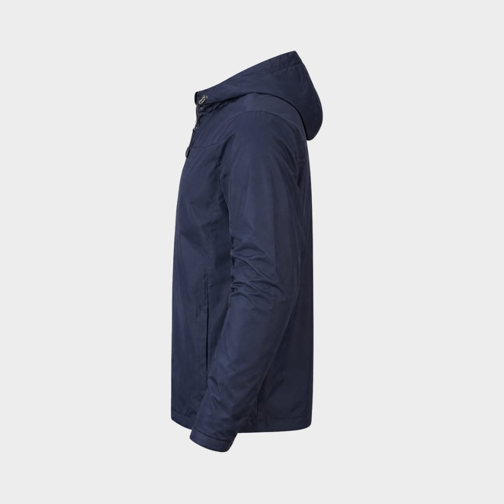 Hiking Camping mens hooded outdoor rain jacket lightweight sports coat