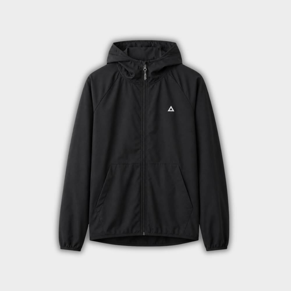 Hiking Camping mens hooded windproof outdoor jacket quick dry