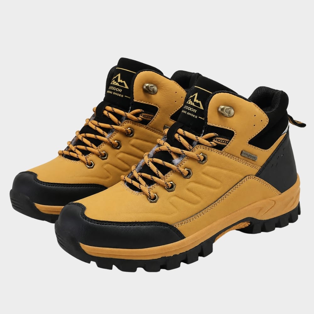 Hiking Camping mens insulated hiking boots winter high top outdoor walking