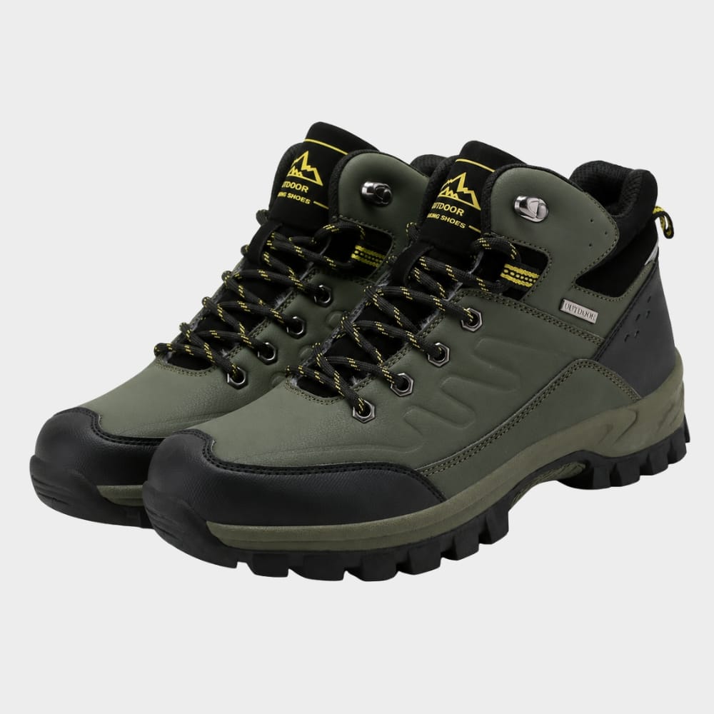 Hiking Camping mens insulated hiking boots winter high top outdoor walking