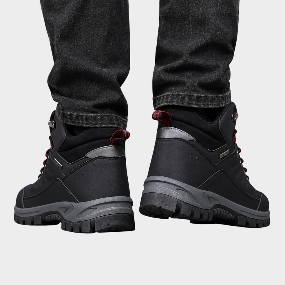 Hiking Camping mens insulated hiking boots winter high top outdoor walking