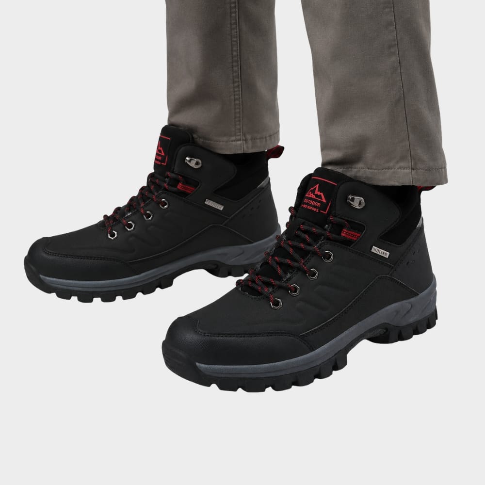 Hiking Camping mens insulated hiking boots winter high top outdoor walking