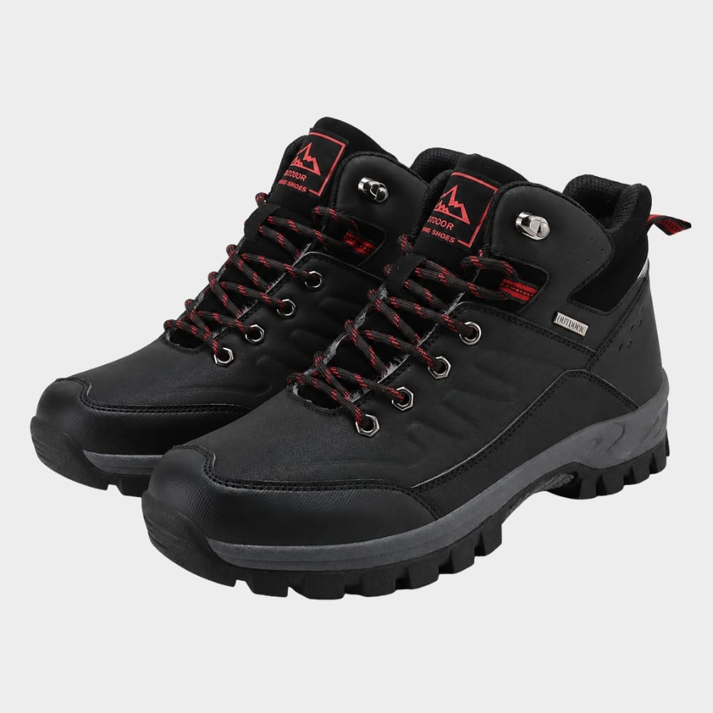 Hiking Camping mens insulated hiking boots winter high top outdoor walking