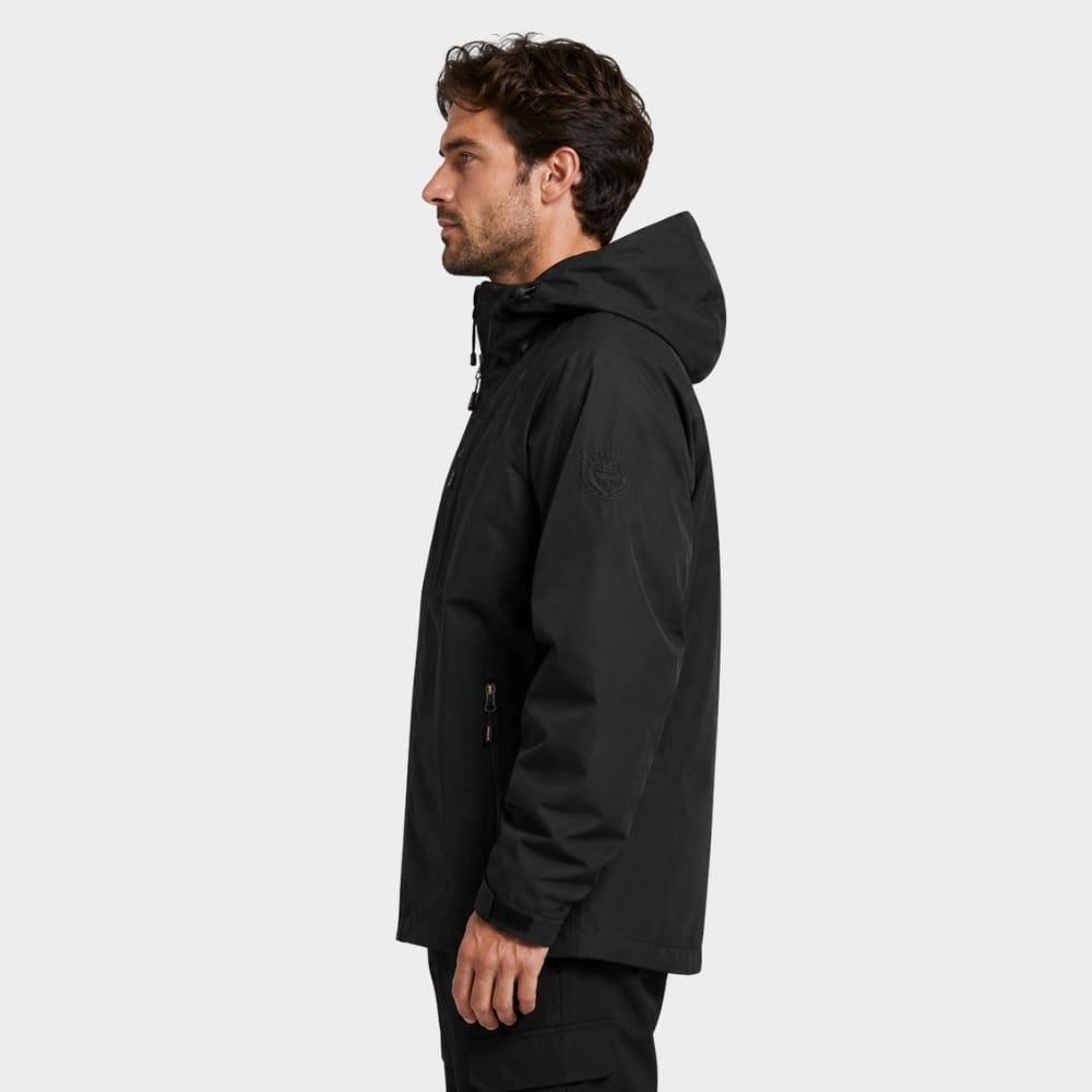 Hiking Camping mens lightweight waterproof hooded windbreaker jacket