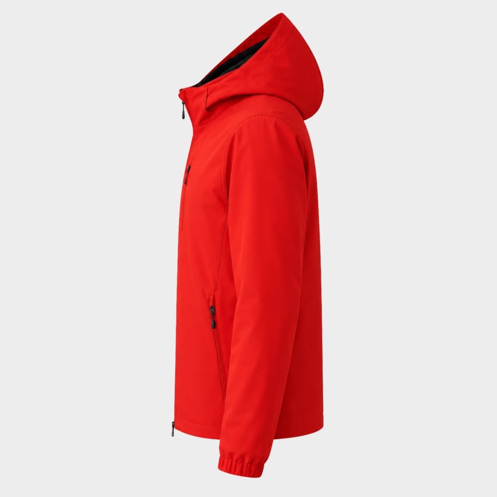Hiking Camping mens lightweight waterproof softshell hooded jacket