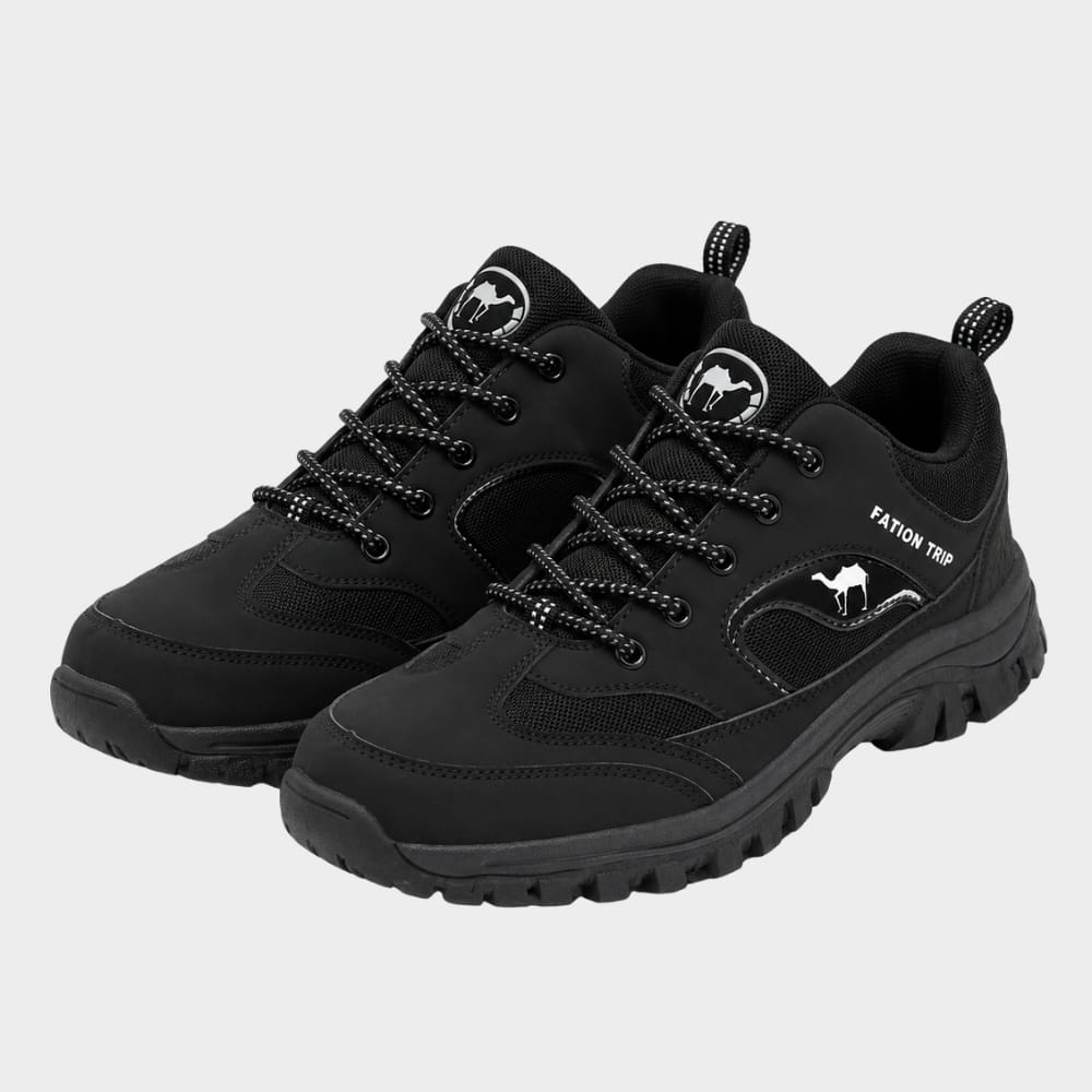 Hiking Camping mens low cut hiking shoes anti slip outdoor trekking