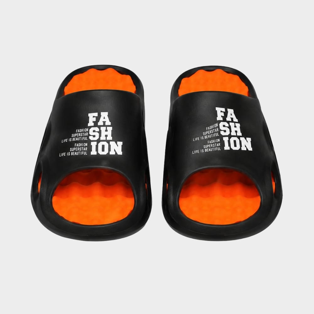 Hiking Camping mens non slip walking sandals thick sole massage slides