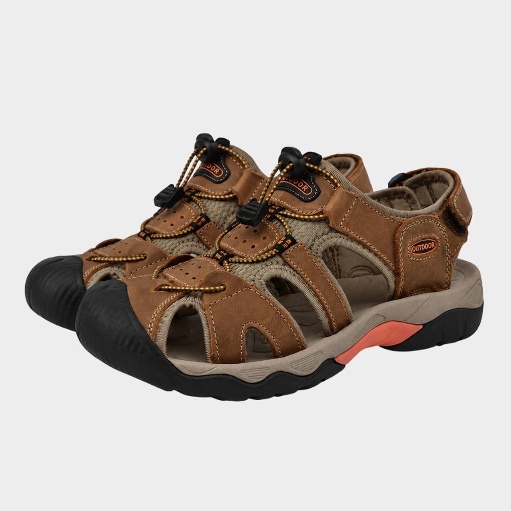 Hiking Camping mens outdoor hiking walking sandals breathable non slip