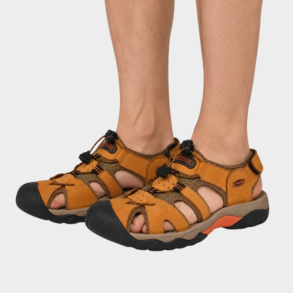Hiking Camping mens outdoor hiking walking sandals breathable non slip