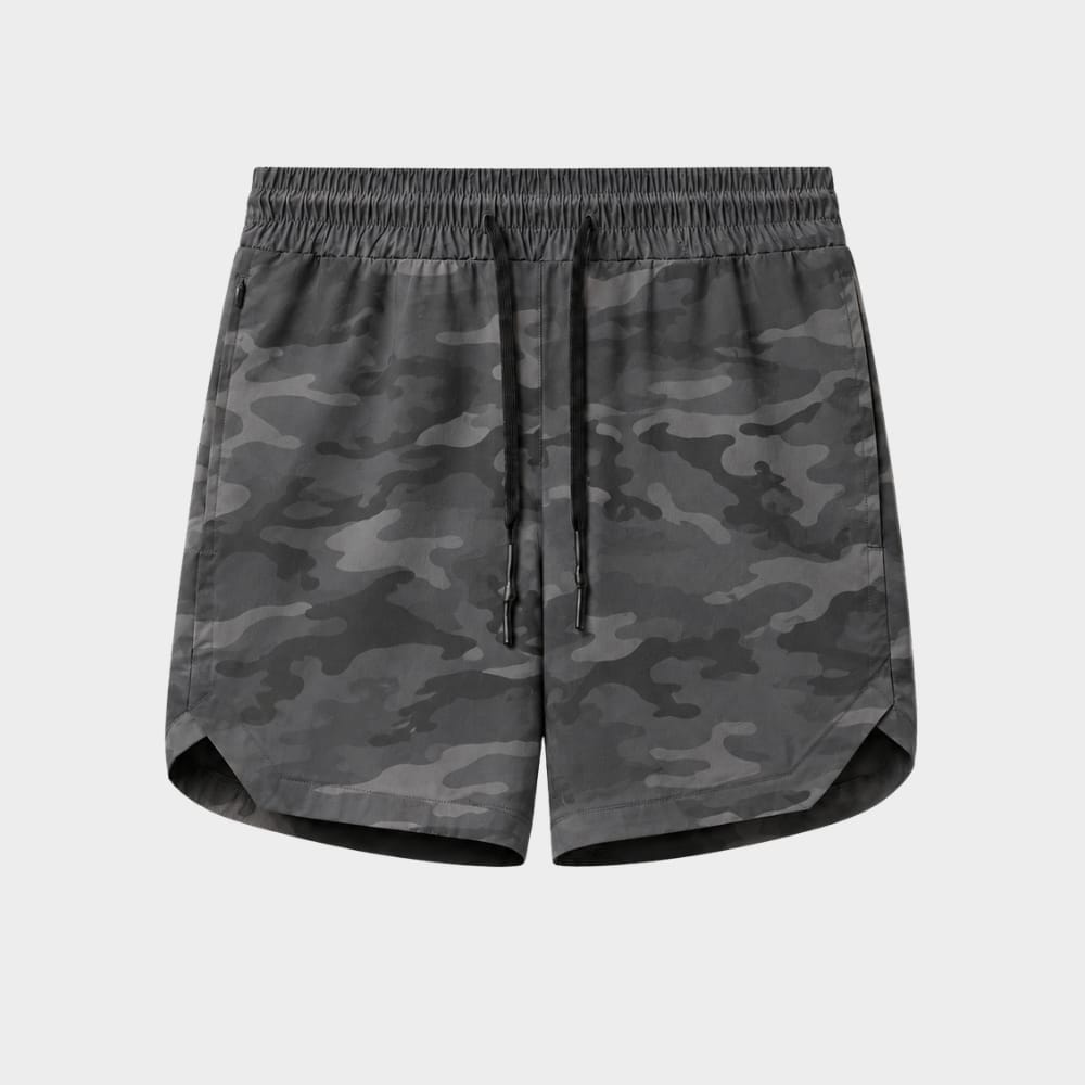 Hiking Camping mens quick dry running shorts elastic waist
