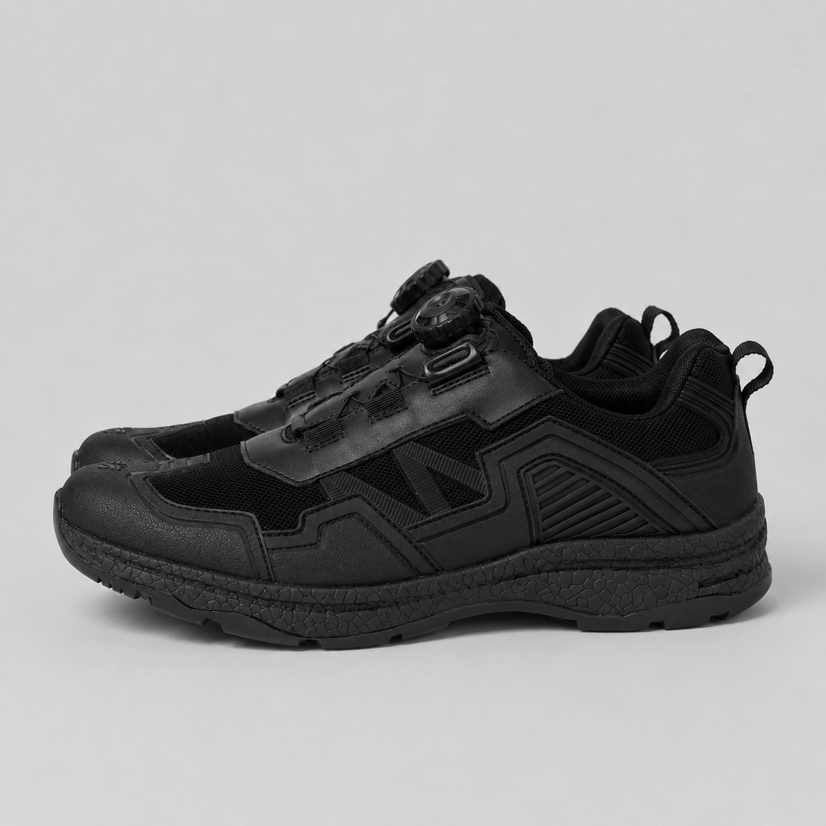 Hiking Camping mens quick lacing hiking shoes breathable outdoor training
