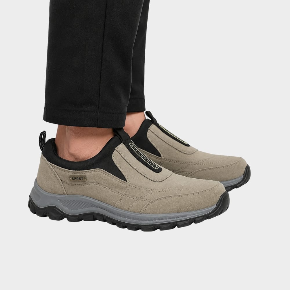 Hiking Camping mens slip on hiking shoes breathable lightweight outdoor