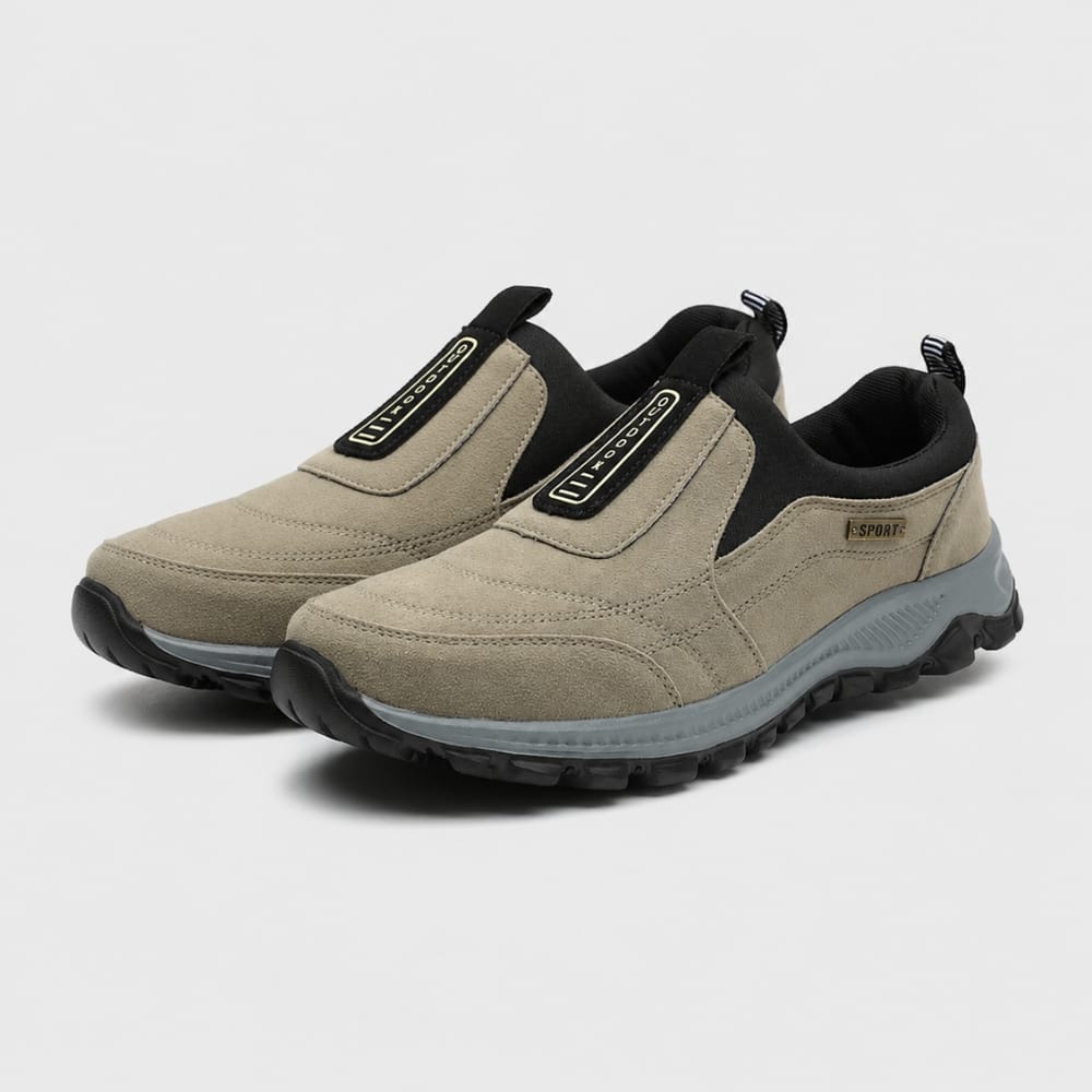 Hiking Camping mens slip on hiking shoes breathable lightweight outdoor