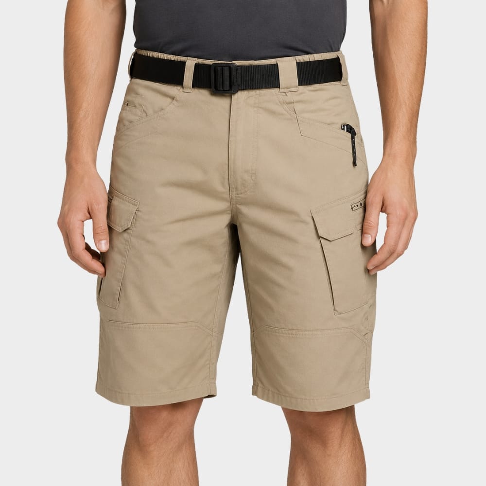 Hiking Camping mens tactical cargo shorts waterproof multi pocket hiking