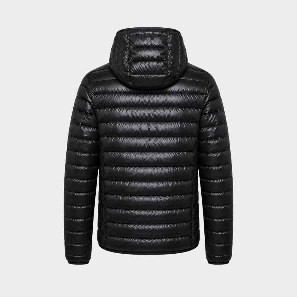 Hiking Camping mens ultralight duck down puffer jacket windproof