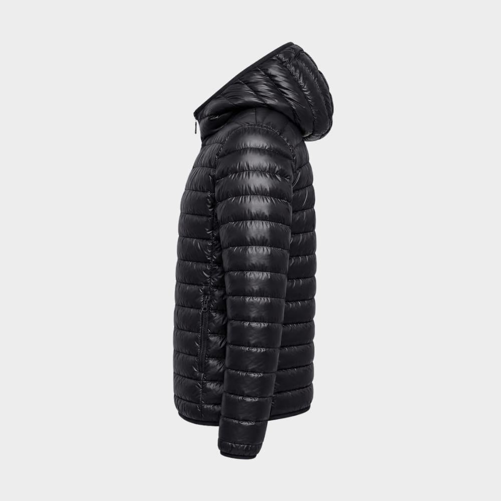 Hiking Camping mens ultralight duck down puffer jacket windproof