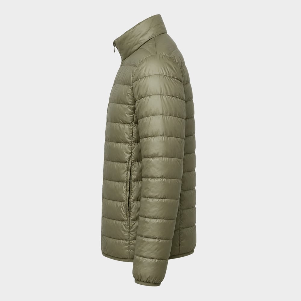 Hiking Camping mens ultralight hooded down jacket packable warm