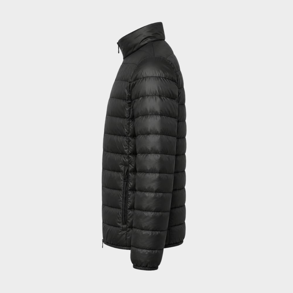 Hiking Camping mens ultralight hooded down jacket winter slim fit