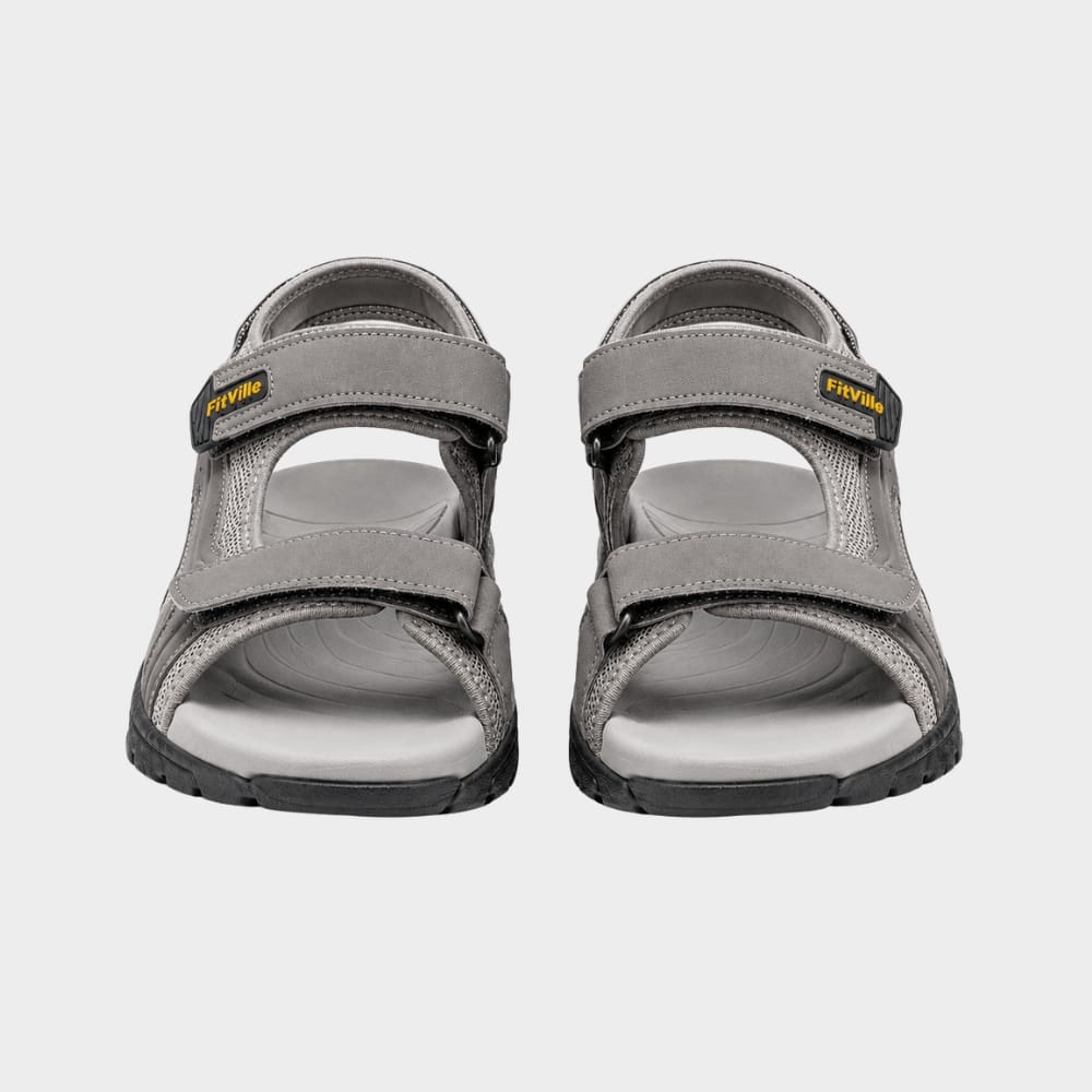 Hiking Camping mens walking sandals with arch support wide fit