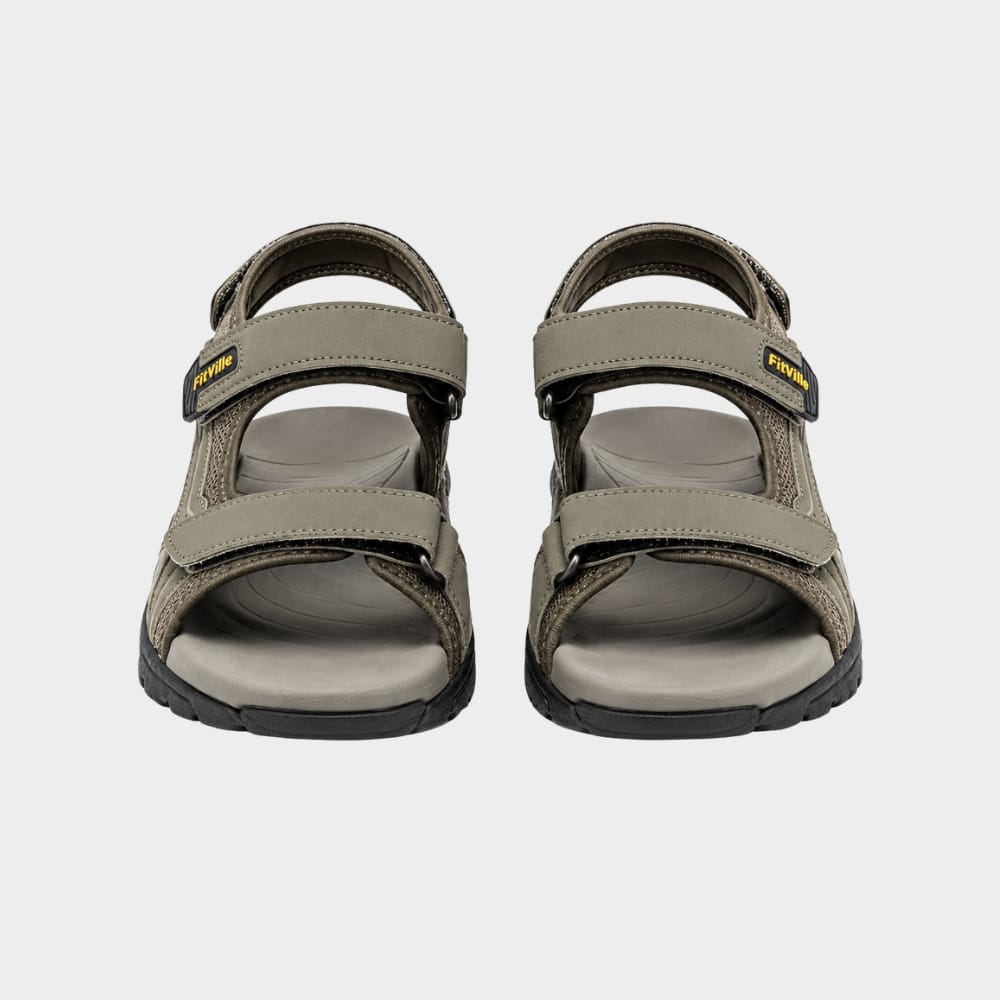 Hiking Camping mens walking sandals with arch support wide fit