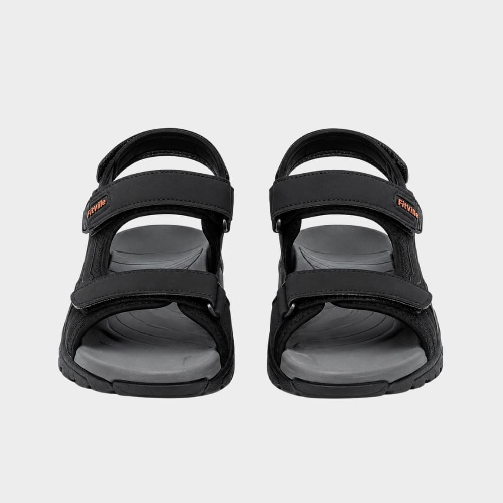 Hiking Camping mens walking sandals with arch support wide fit