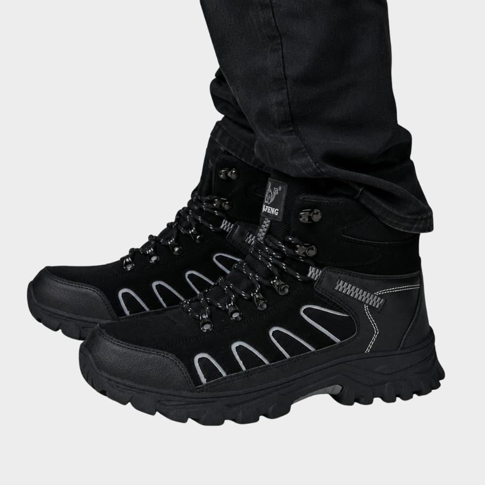 Hiking Camping mens waterproof ankle hiking boots non slip climbing shoes