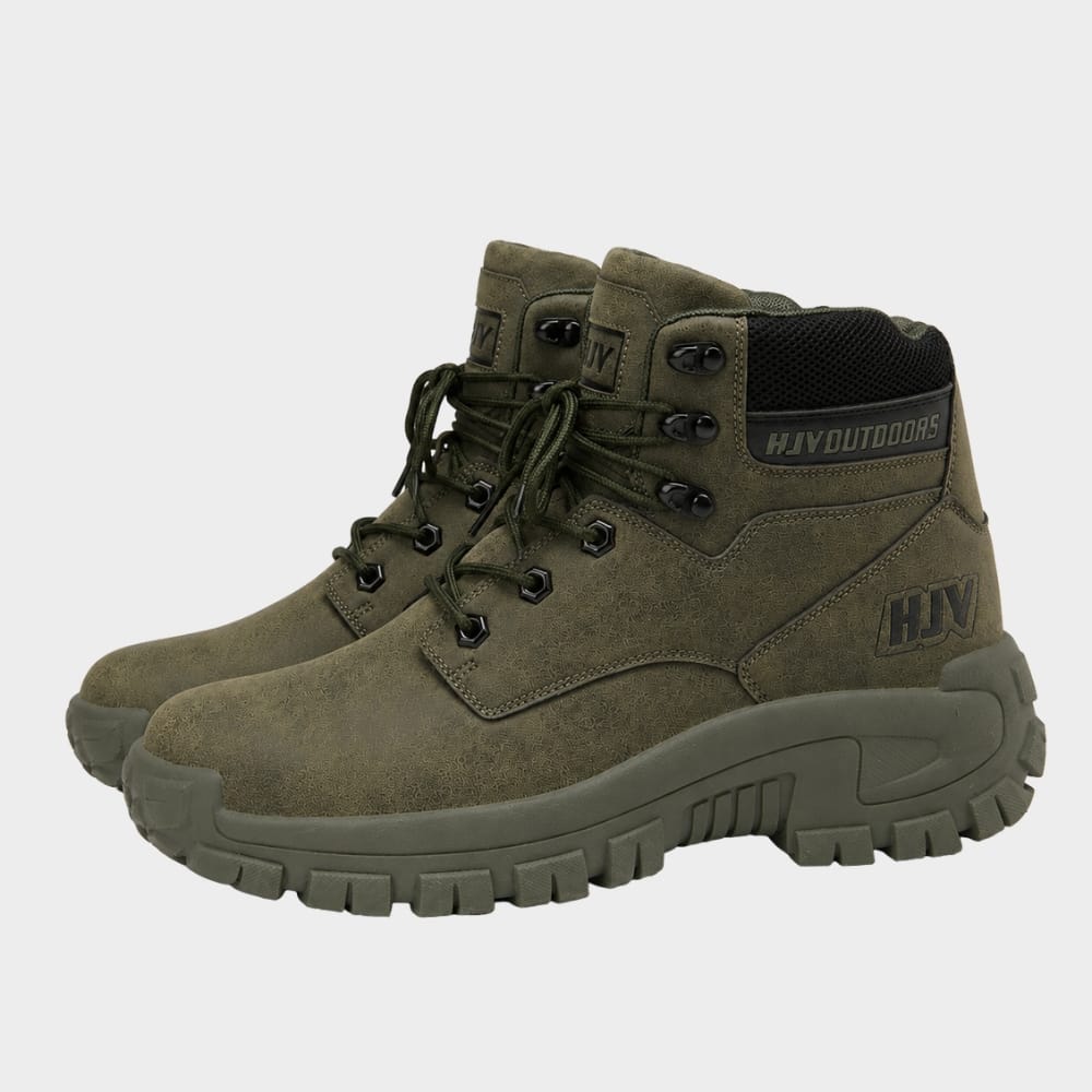 Hiking Camping mens waterproof combat hiking boots high top outdoor work