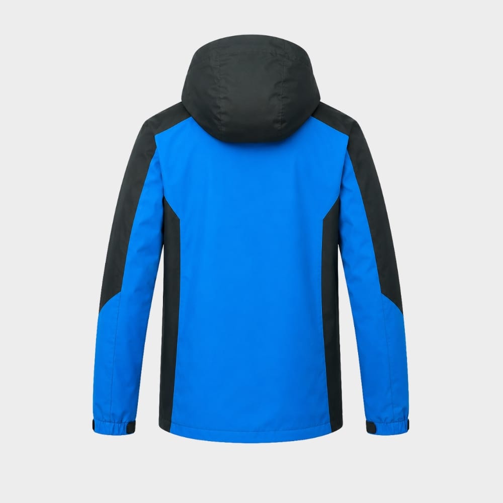Hiking Camping mens waterproof hiking jacket windproof hooded raincoat