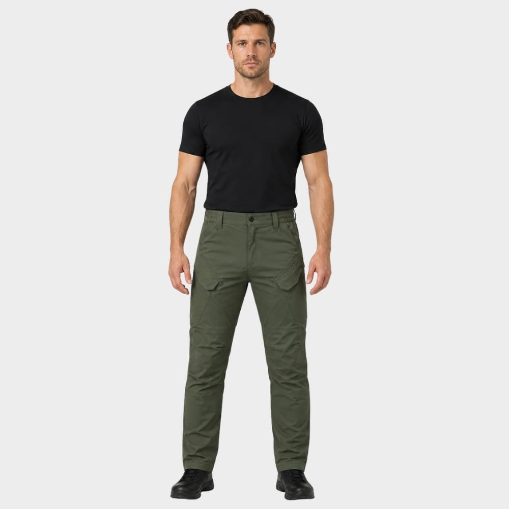 Hiking Camping mens waterproof tactical hiking cargo trousers multi pocket