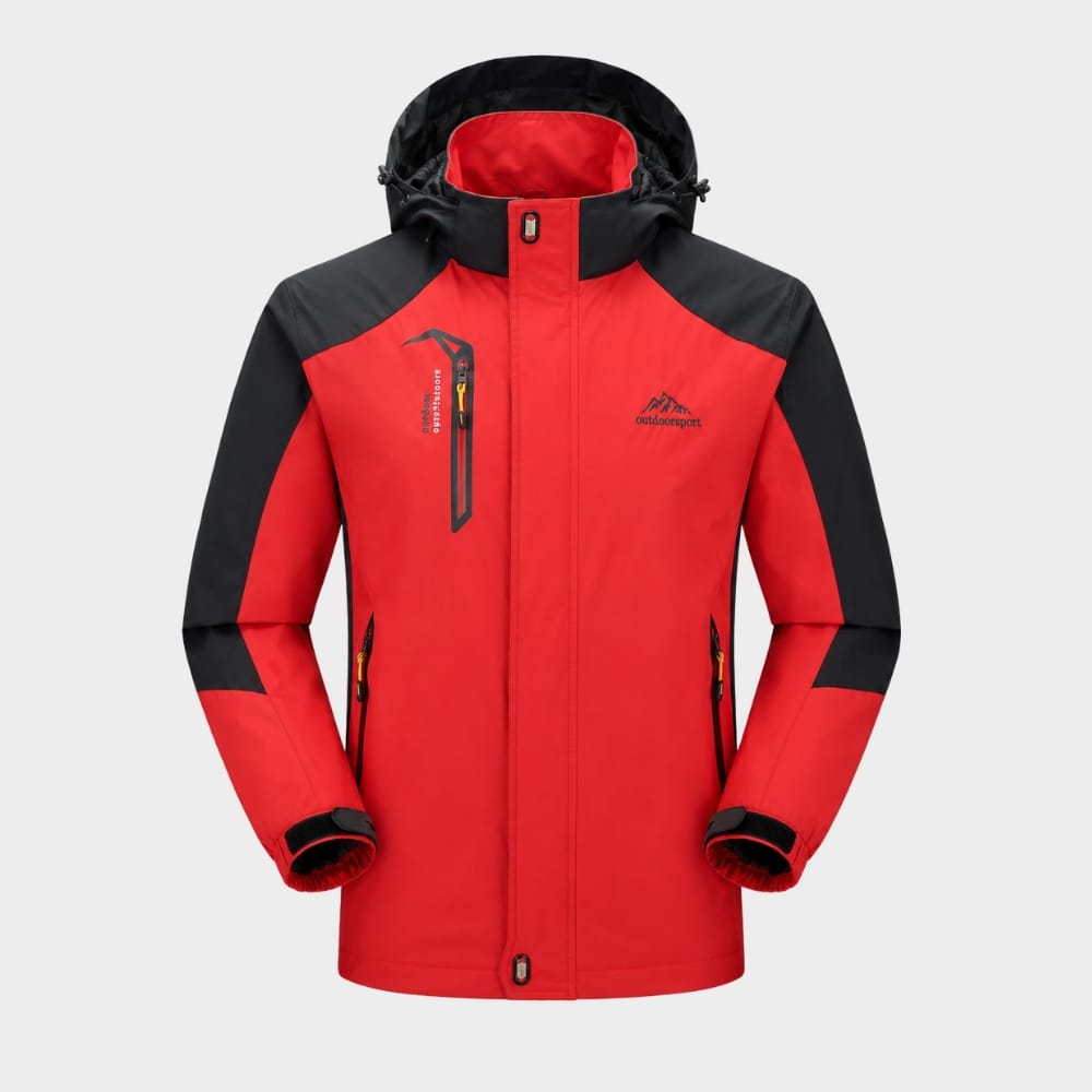 Hiking Camping mens waterproof windproof hiking jacket outdoor