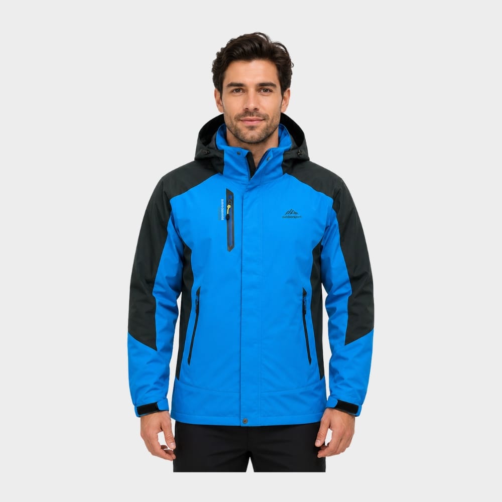 Hiking Camping mens waterproof windproof hiking jacket outdoor