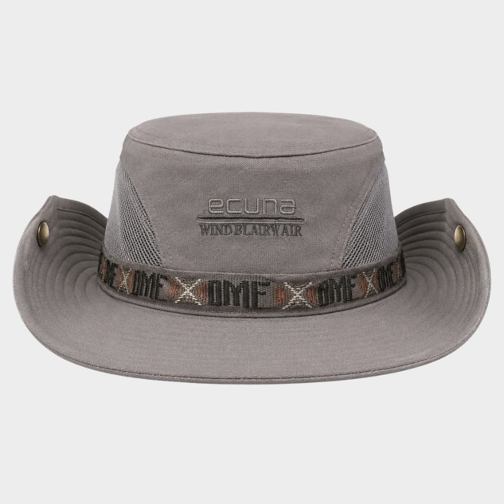 Hiking Camping mens wide brim bucket hat UV protection outdoor