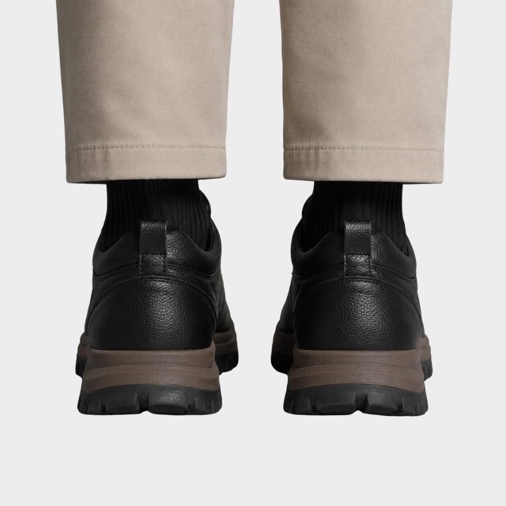 Hiking Camping mens winter fleece lined hiking boots anti slip