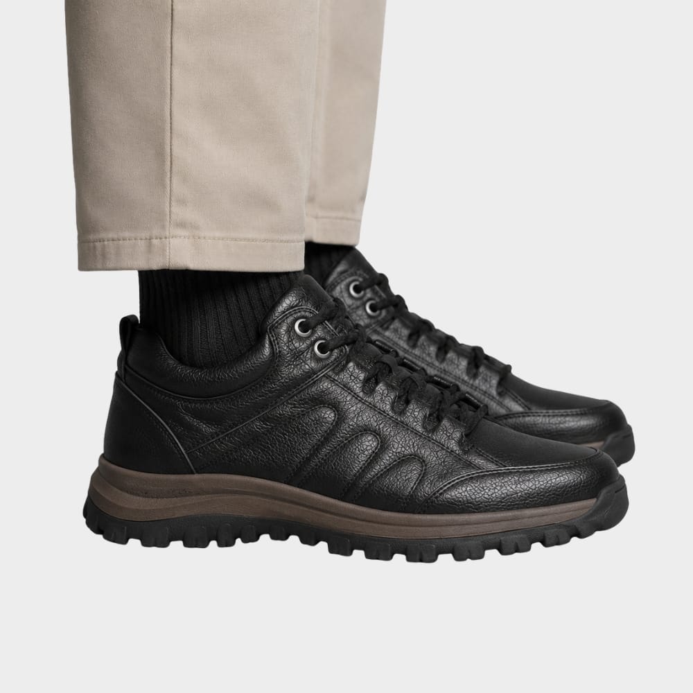Hiking Camping mens winter fleece lined hiking boots anti slip