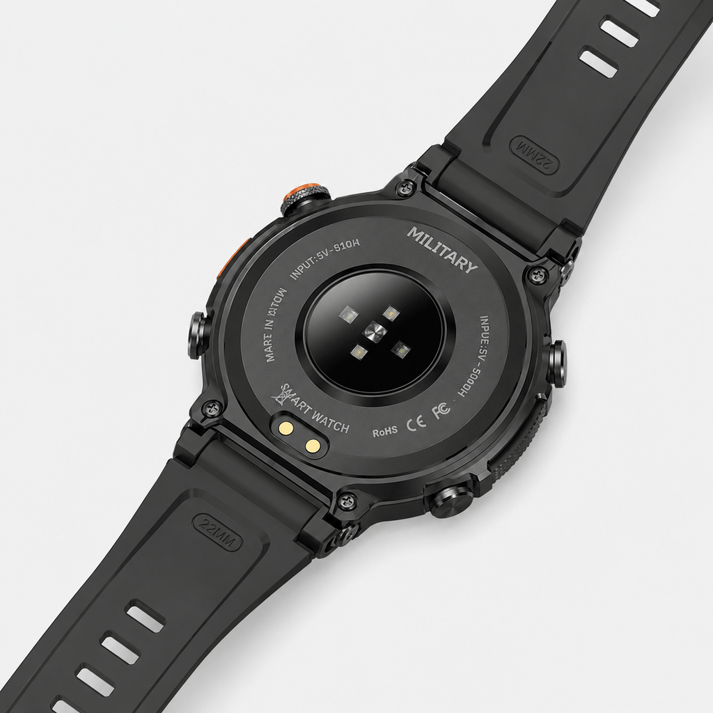 Hiking Camping military GPS sports smartwatch with compass waterproof