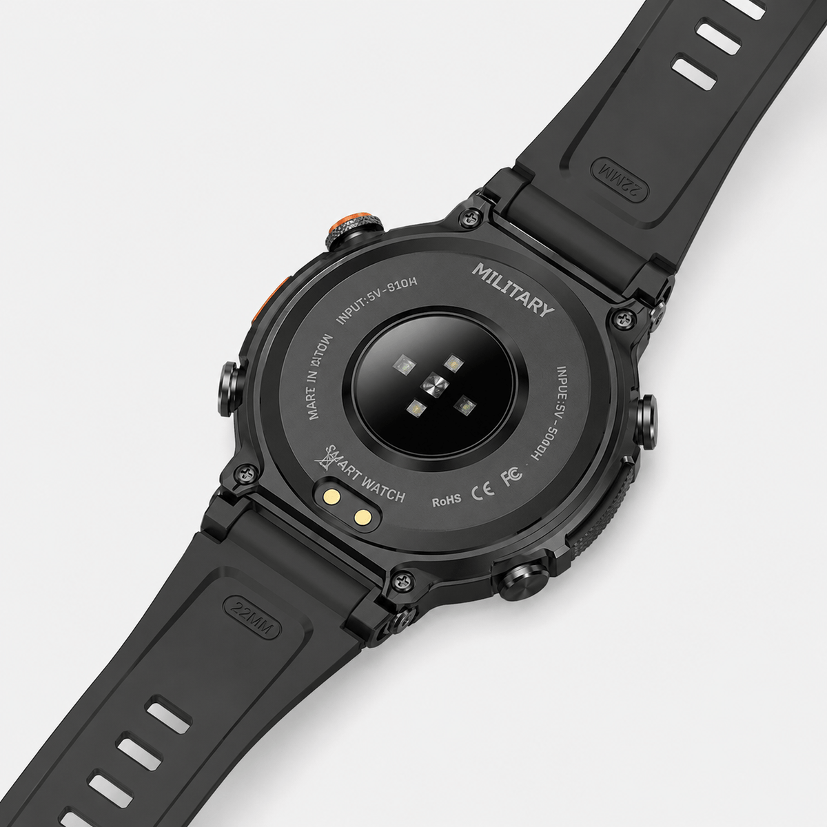 Hiking Camping military GPS sports smartwatch with compass waterproof