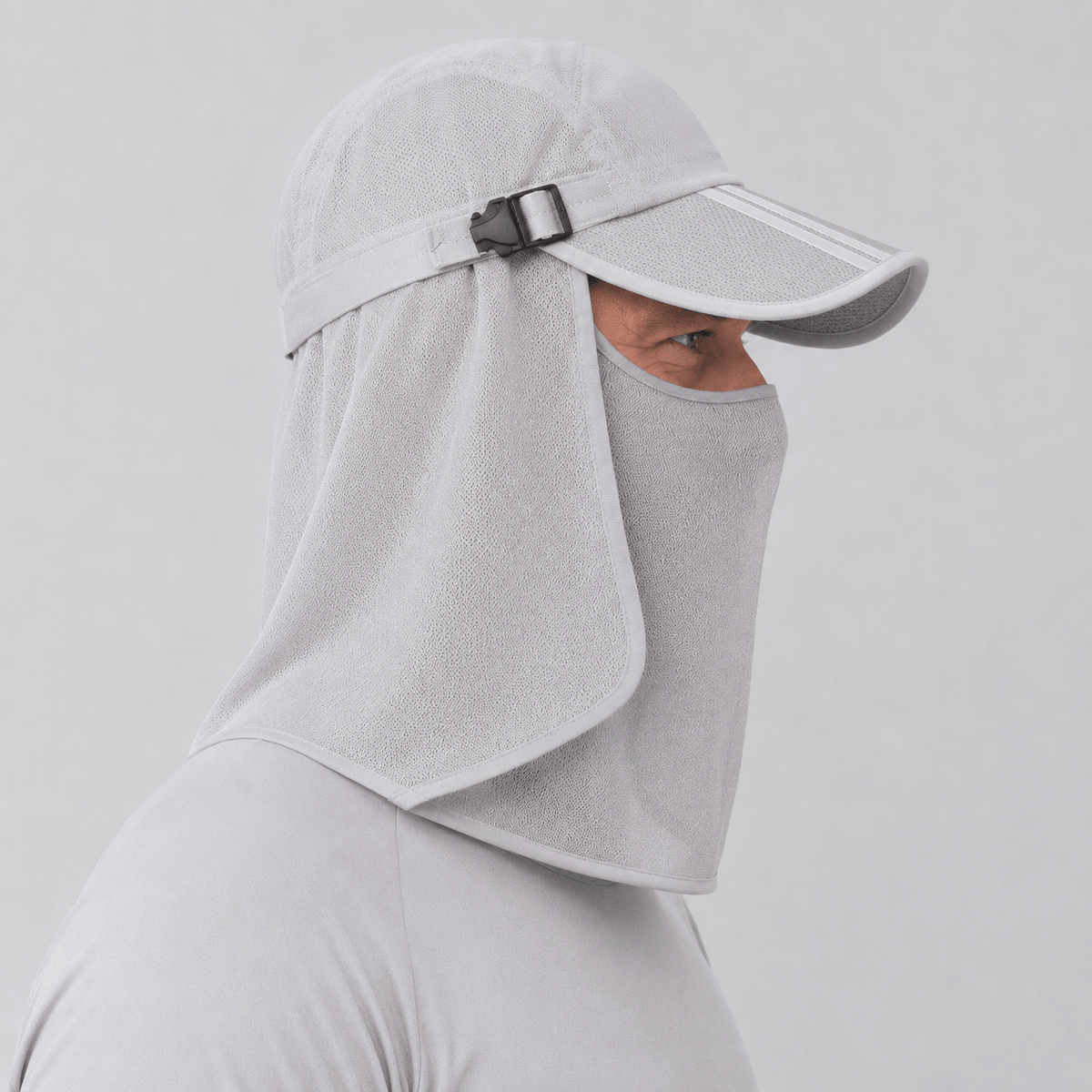 Hiking Camping outdoor sun protection hat with neck flap and face cover