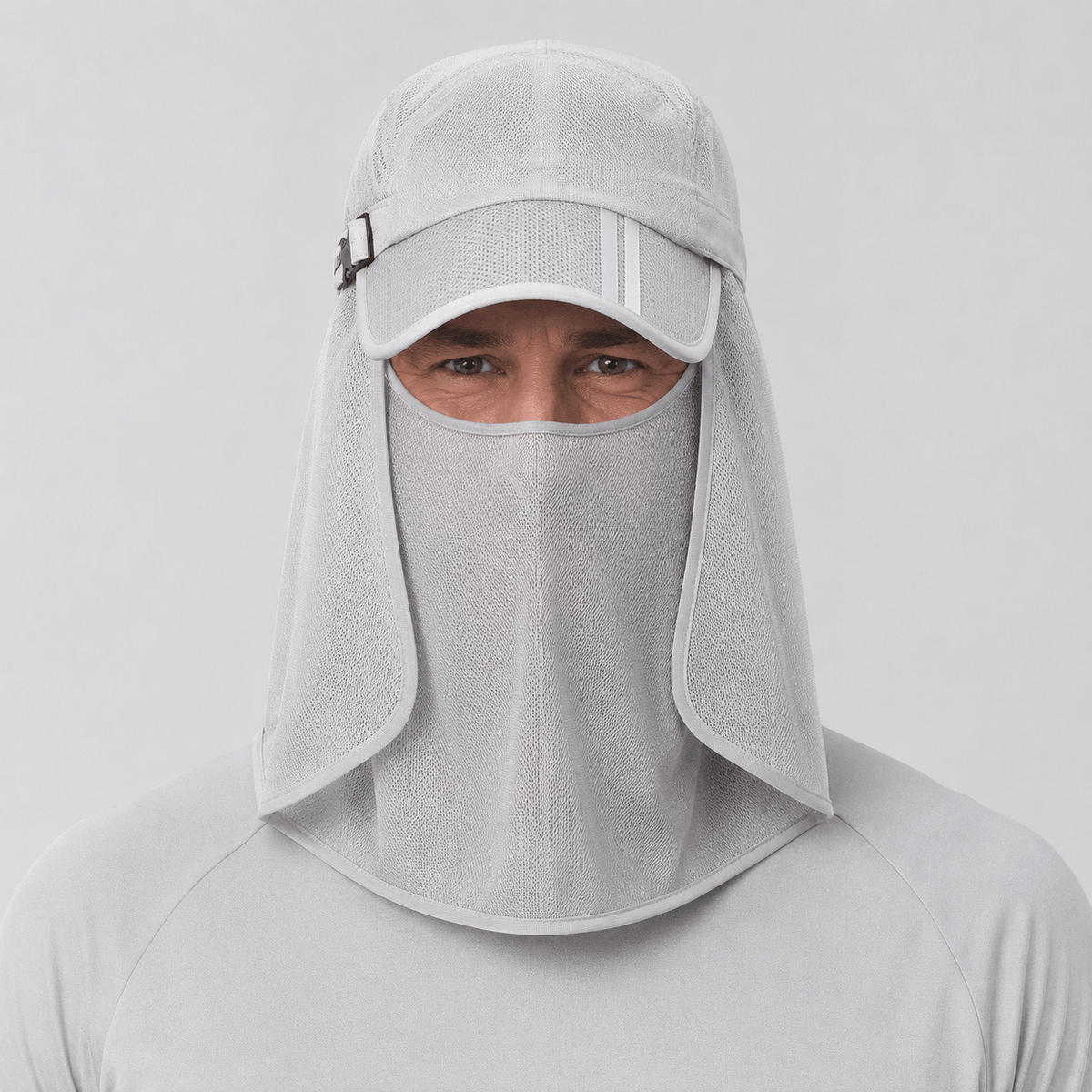 Hiking Camping outdoor sun protection hat with neck flap and face cover