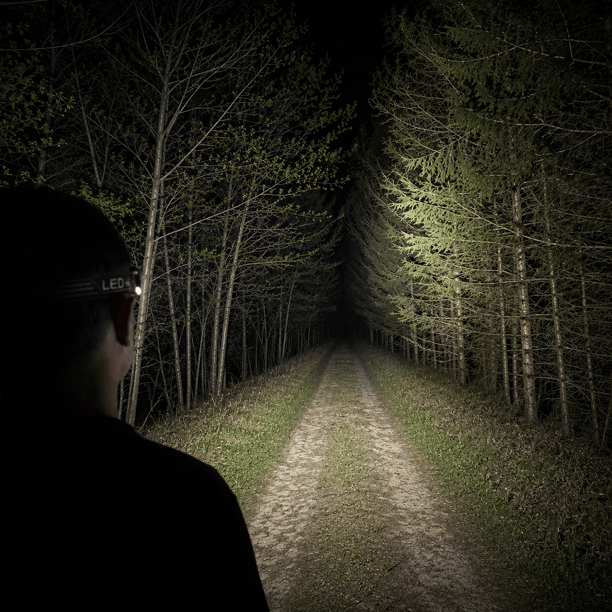 Hiking Camping rechargeable LED headlamp with motion sensor ultra bright