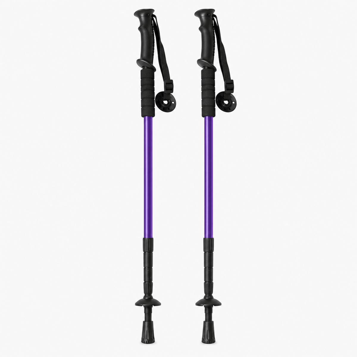 Hiking Camping shock absorbing hiking poles foldable trekking sticks